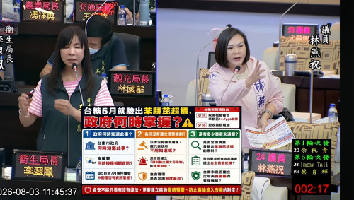 林燕祝痛批台糖致癌毒油未通報！食安破口大 要求嚴格修法