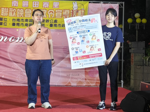 公私協力守護社區健康 胸腔病院南區宣導：結核病7分篩檢法