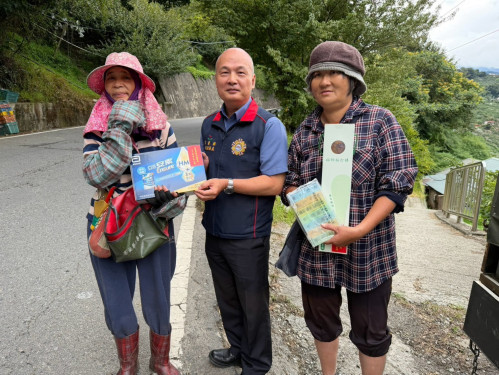 宜蘭榮服處首長秋節前關懷梨山地區高齡榮民健康