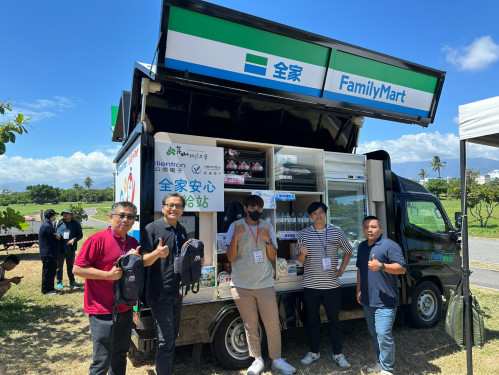 崑科大攜產業大廠 打造智慧電動補給車支援國家防災演練