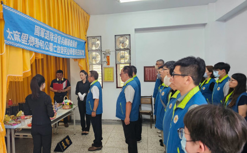老兵安息！臺東榮服處護送亡故榮民晉塔尊嚴善終