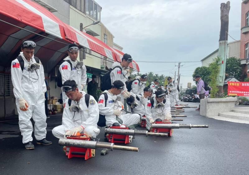 臺南登革熱+13累積84例 市府×八軍團弟兄攜手保護市民健康