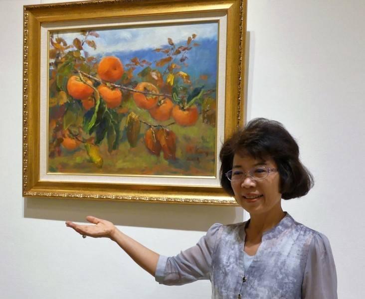 藝術與農產的結合 黃美賢油畫展即日起大墩文化中心展出