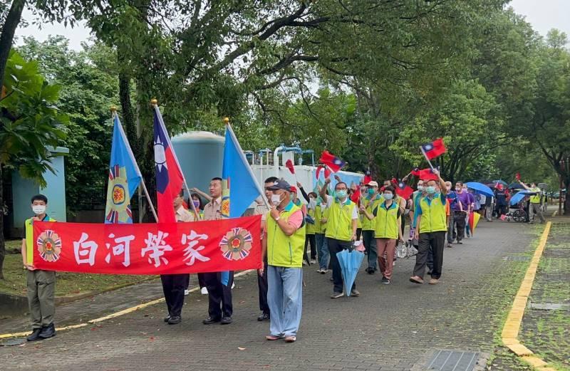 光輝雙十 白河榮家國旗隊伍歡慶國慶