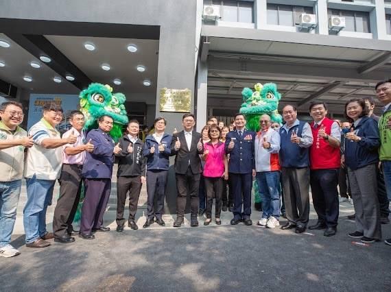 小港分局漢民所新建廳舍正式啟用 陳其邁為員警打造完善辦公環境