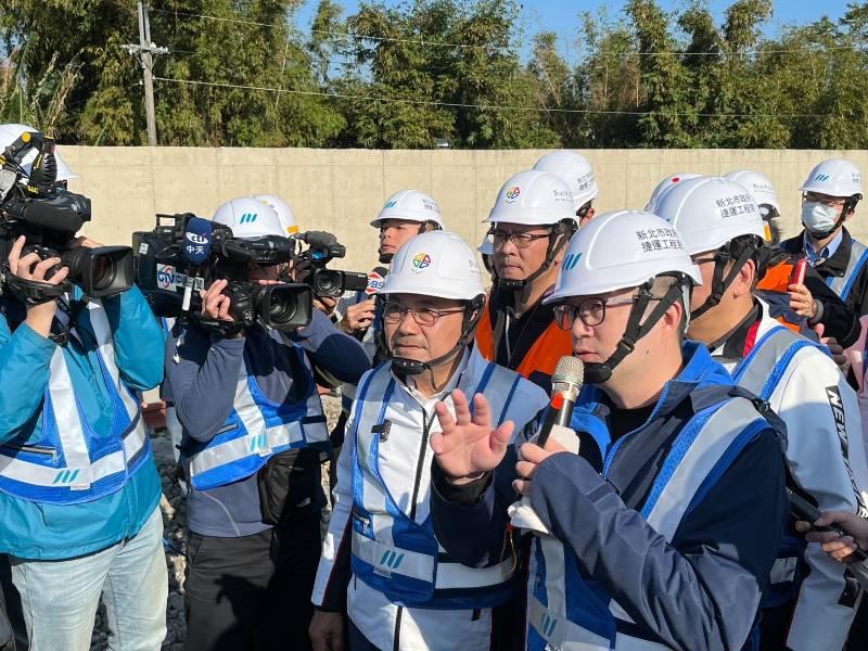 捷運三鶯線機廠主結構完成近9成 列車今年優先段、明年全線上線測試