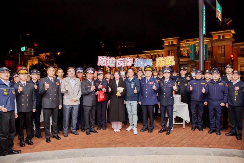 竹市警春節維護治安不打烊　高市長慰問感謝警消及協勤民力辛勞守護城市