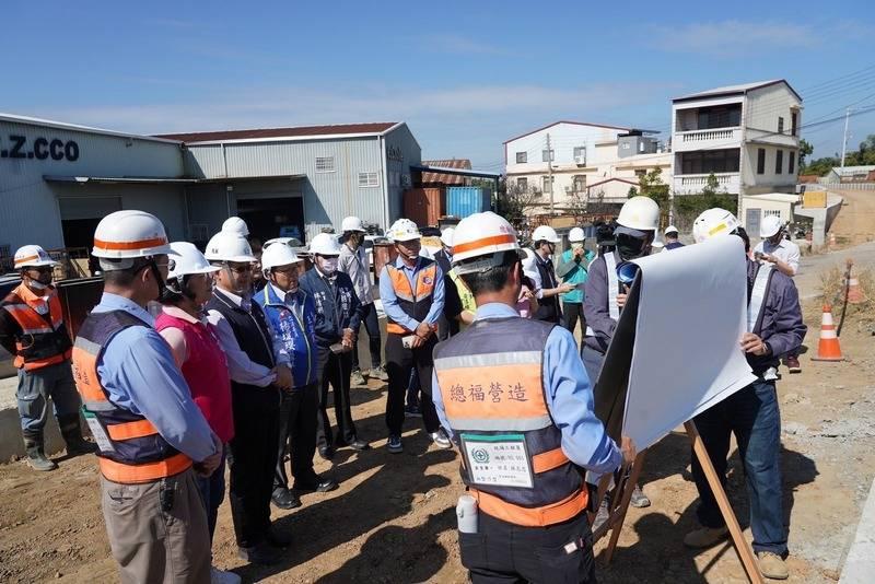 交通優化兼文資保存！ 陳大田視察神岡區圳前路開闢工程 