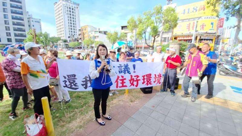 原美國學校建商施工 居民抗議籲還我居住好家園