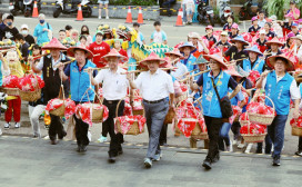 2024全國義民祭在新竹縣　楊文科縣長率信眾挑擔祈福