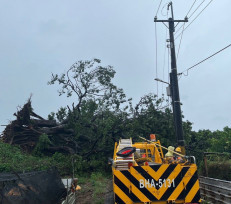 山陀兒颱強風侵襲登陸！台電：大台南區全力戒備防颱 嚴陣以待