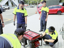 加強整備嚴防中颱康芮　竹市應變中心二級開設