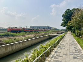 新營嘉南大圳廊道空間再利用 休閒放鬆新選擇 