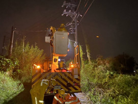 康芮強颱來襲 台電台南：已全數搶修復電 