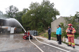 消防機器人投入金消救災行列 科技救災再添利器