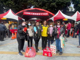 嘉義榮服處寒冬送暖 鏈結文通慈善會關懷弱勢   