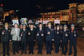 守護春安不打烊、幸福安康迎蛇年  竹市代理市長邱臣遠慰勞警消、民力