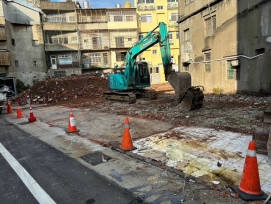 竹市集和街警察宿舍完成拆除　市府興建員警職務宿舍暨里民活動中心