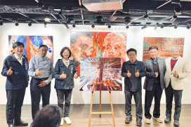 彌雅藝術預言創作展盛大登場　竹市秘書長張治祥、竹美館長葉于正聯手揭簾