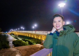 雙月爭輝　竹北市新增152盞LED燈點亮西區水月橋串連新月沙灣景點