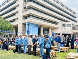 陽明交大四週年校慶　正式發表校歌《同行致遠》並授旗乙巳梅竹賽校隊