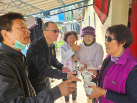 屏東榮服處元宵節前溫馨關懷弱勢榮民眷