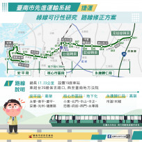 南市捷運綠線辦地方說明會 歡迎踴躍參加提供意見