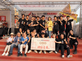 龍華創意宋江陣結合武術、戲曲與傳藝 勇奪全國大賽第三名 