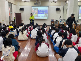 向下扎根急救觀念　消防局前進校園辦理CPR認證力推心肺復甦術普及化