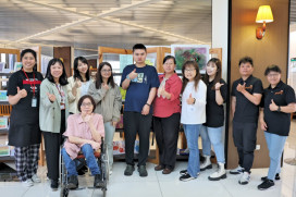 透過藝術、看見彼此　伊甸桃園身障及早療創作聯展5月起大園圖書館登場