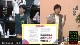 台南市議員陳怡珍籲比照六都　台南療育補助應延長至18歲、放寬條件  