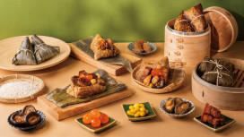 人氣招牌菜紅燒肉入粽 台中全國大飯店45週年端午限定「御粽禮袋」  