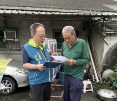 臺東榮服處訪視高齡獨居榮民 宣導就醫綠色通道現行措施