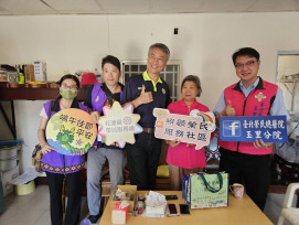 花蓮榮服處攜手北榮玉里鳳林分院 端節前關懷住院及社區榮民眷