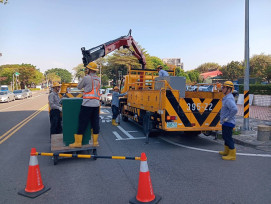 端午前氣候多變 台南區處加強巡檢設備 強化電網韌性穩定供電