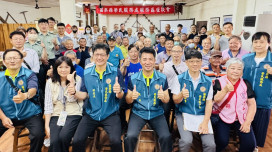 苗栗榮服處公館社區宣導就醫綠色通道 與榮民心聲交流