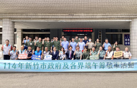 端午節前夕送暖意　代理市長邱臣遠率團敬軍贈加菜金感謝國軍辛勞