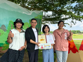 「ROAR！小恐龍過端午」德元埤歡樂登場 黃偉哲感謝南良集團與小森活親子工作室熱心贊助讓身障孩子共度佳節