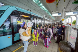 導覽熱潮席捲淡水「OPEN淡海輕軌機廠」新北捷運宣布加開暑期場次！