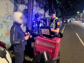 別讓媽媽擔心！南警母親節前夕查獲外送員酒駕