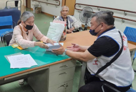 屏東榮服處協助91歲獨居榮民安置榮家照顧