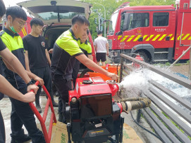 鋒面來襲　竹市府提升應變中心強化防災整備呼籲市民防範強降雨