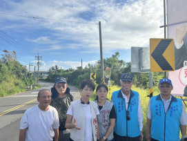 立法委員陳亭妃、台南市議員周麗津成功爭取喜樹路開闢工程經費3億8千5百萬
