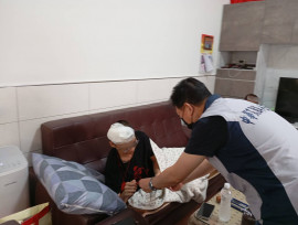 南市軍人服務站慰問住院國軍士官