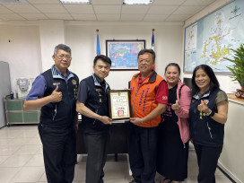 澎湖榮服處感謝陸海空軍常士班相互關懷協會捐贈遺孤認養金