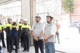 古蹟保存x防災教育　竹市代理市長視察市定古蹟消防博物館修復工程