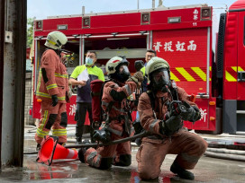提升救災安全係數強化應變能力　竹市百名消防員參與裝備操作評核