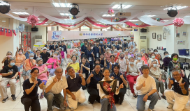 慈濟基金會新竹x揚善青年志工　關懷新竹榮家長輩攜手歡度溫馨時光