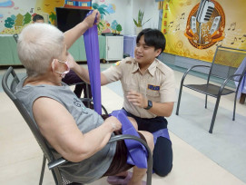 佳里榮家替代役男引樂齡運動風潮 帶領長者活力動起來