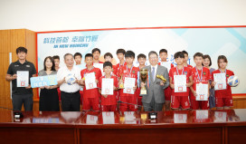 竹縣社區足球隊獲勝利聯賽U12冠軍U14亞軍　楊文科縣長表揚鼓勵再接再厲